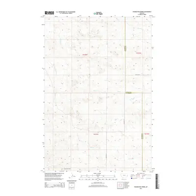 2014 Map of Foundation Spring, 2014 Print