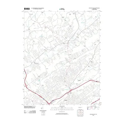 2010 Map of Fountain City, 2010 Print