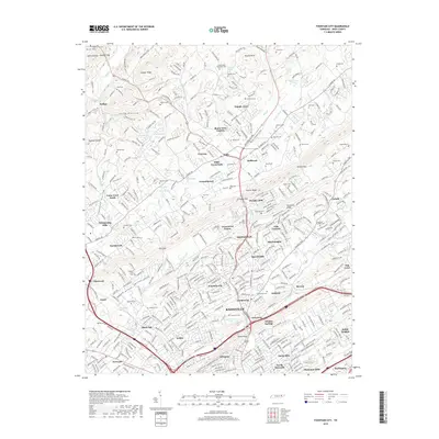 2019 Map of Fountain City, 2019 Print