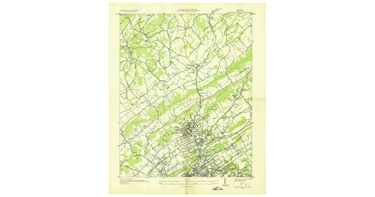 1930s Maps of Blueberry Hills, Knox County | Pastmaps