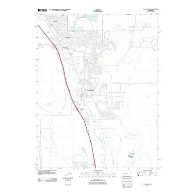 2010 Map of Fountain, 2010 Print