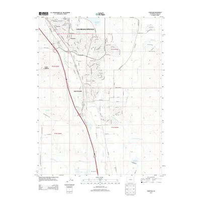 2013 Map of Fountain, 2013 Print