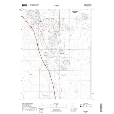 2019 Map of Fountain, 2019 Print