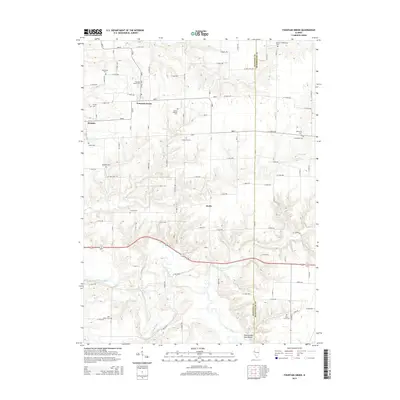 2015 Map of Fountain Green, 2015 Print