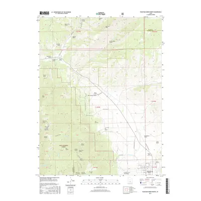2017 Map of Fountain Green North, 2017 Print
