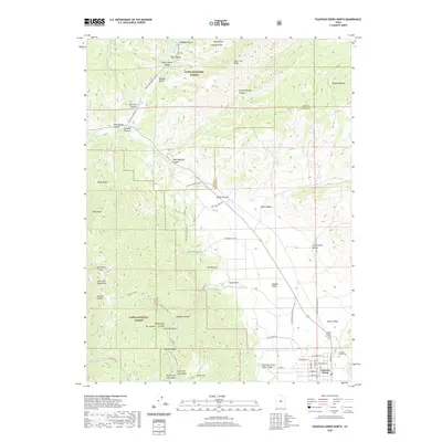 2020 Map of Fountain Green North, 2020 Print