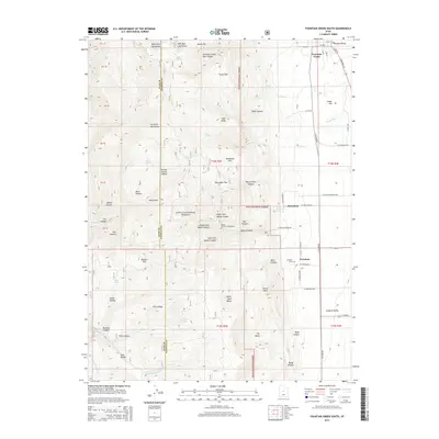 2014 Map of Fountain Green South, 2014 Print