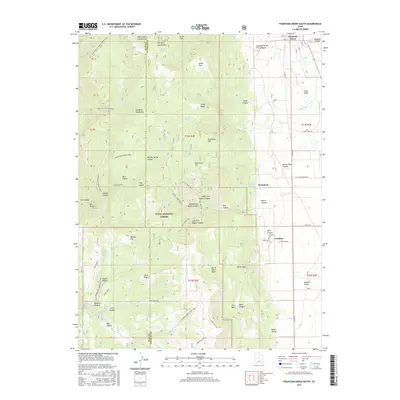 2017 Map of Fountain Green South, 2017 Print