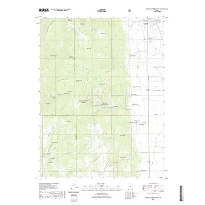 2020 Map of Fountain Green South, 2020 Print