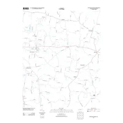 2013 Map of Fountain Head, 2013 Print