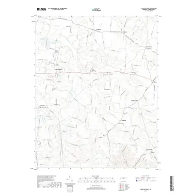 2019 Map of Fountain Head, 2019 Print