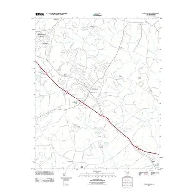 2011 Map of Fountain Inn, 2011 Print
