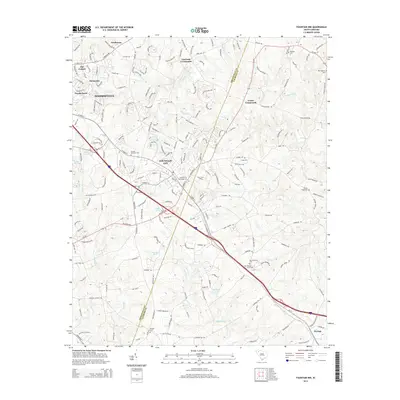 2014 Map of Fountain Inn, 2014 Print