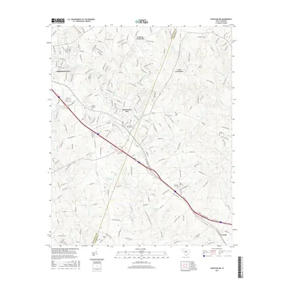 2017 Map of Fountain Inn, 2017 Print