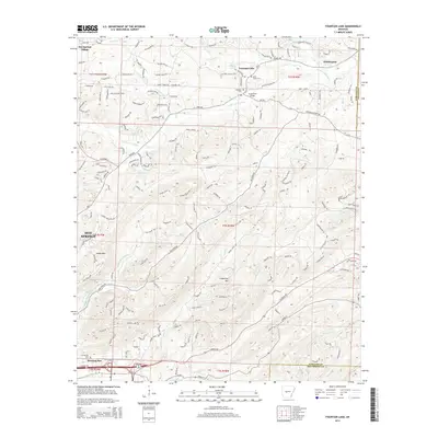 2014 Map of Fountain Lake, 2014 Print