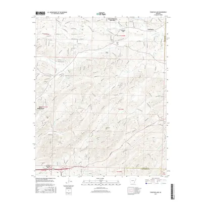 2017 Map of Fountain Lake, 2017 Print