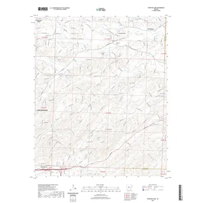 2020 Map of Fountain Lake, 2020 Print