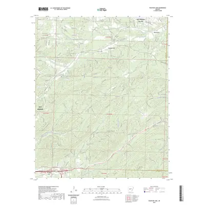 2023 Map of Fountain Lake, 2023 Print