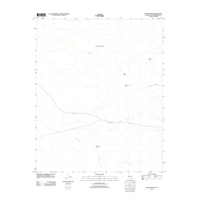 2012 Map of Fountain Peak, 2012 Print