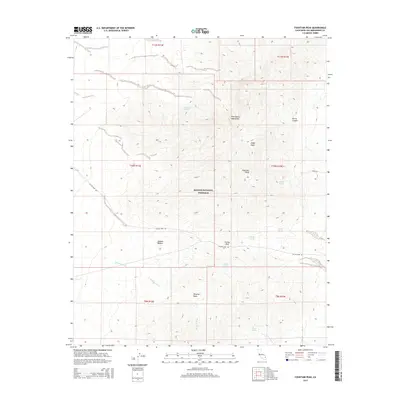 2015 Map of Fountain Peak, 2015 Print