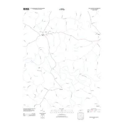 2013 Map of Fountain Run, 2013 Print