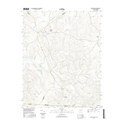 2016 Map of Fountain Run, 2016 Print