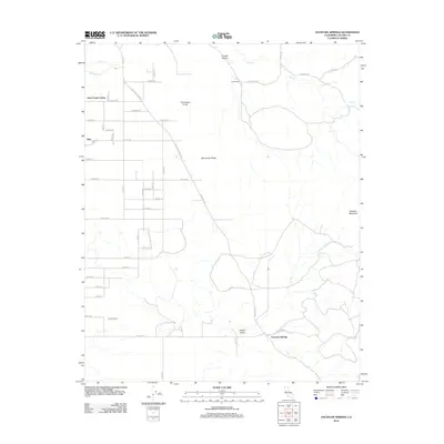 2012 Map of Fountain Springs, 2012 Print