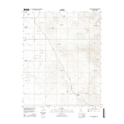 2015 Map of Fountain Springs, 2015 Print