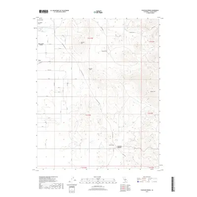 2018 Map of Fountain Springs, 2018 Print