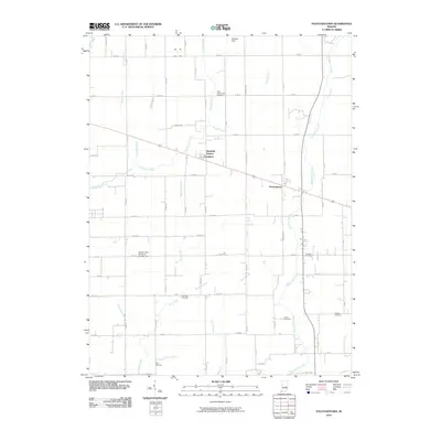2010 Map of Fountaintown, 2010 Print