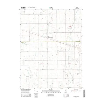 2016 Map of Fountaintown, 2016 Print