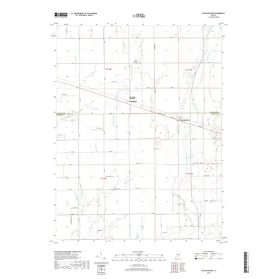 2019 Map of Fountaintown, 2019 Print