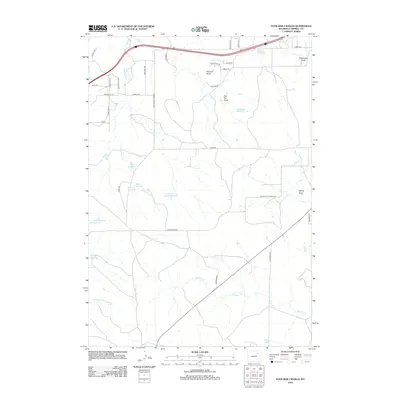 2012 Map of Four Bar J Ranch, 2012 Print