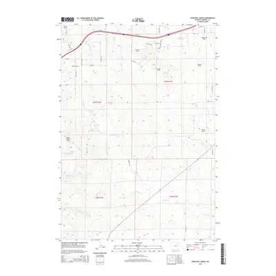 2015 Map of Four Bar J Ranch, 2015 Print