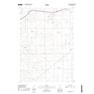 2017 Map of Four Bar J Ranch, 2017 Print