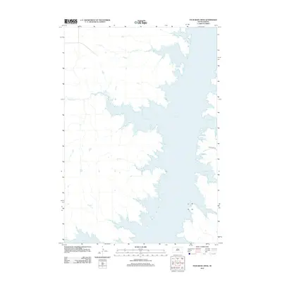 2012 Map of Four Bear Creek, 2012 Print