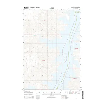 2015 Map of Four Bear Creek, 2015 Print