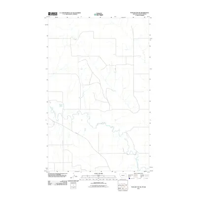 2011 Map of Four Buttes NE, 2011 Print