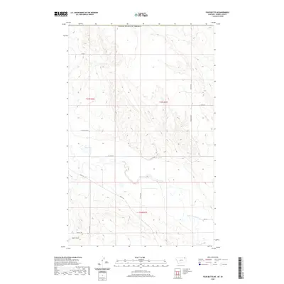 2020 Map of Four Buttes NE, 2020 Print