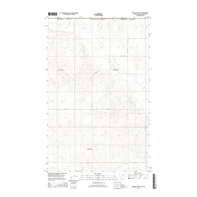 2014 Map of Four Buttes NW, 2014 Print