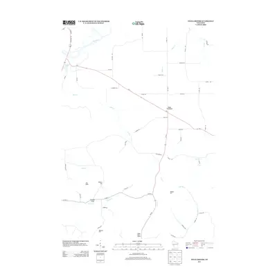 2013 Map of Four Corners, 2013 Print