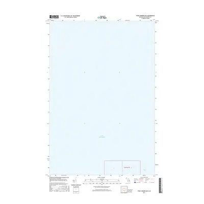 2017 Map of Four Corners OE N, 2017 Print