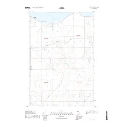 2019 Map of Four Corners, 2019 Print