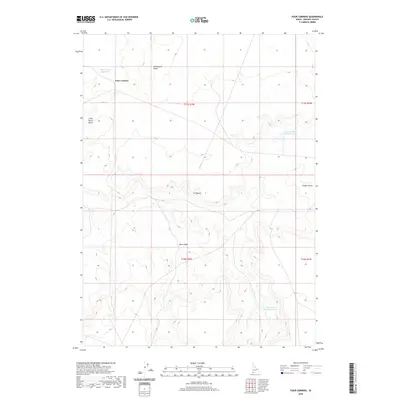 2020 Map of Four Corners, 2020 Print
