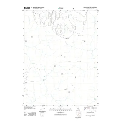 2012 Map of Four Corners Rock, 2012 Print