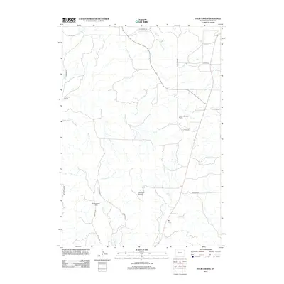 2012 Map of Four Corners, 2012 Print