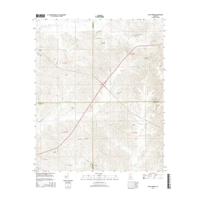 2015 Map of Four Corners, 2015 Print
