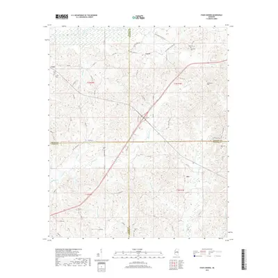 2018 Map of Four Corners, 2018 Print