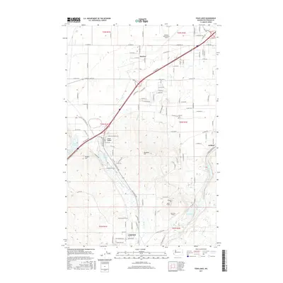 2017 Map of Four Lakes, 2017 Print