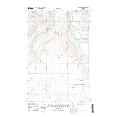 2014 Map of Four Mound Prairie, 2014 Print